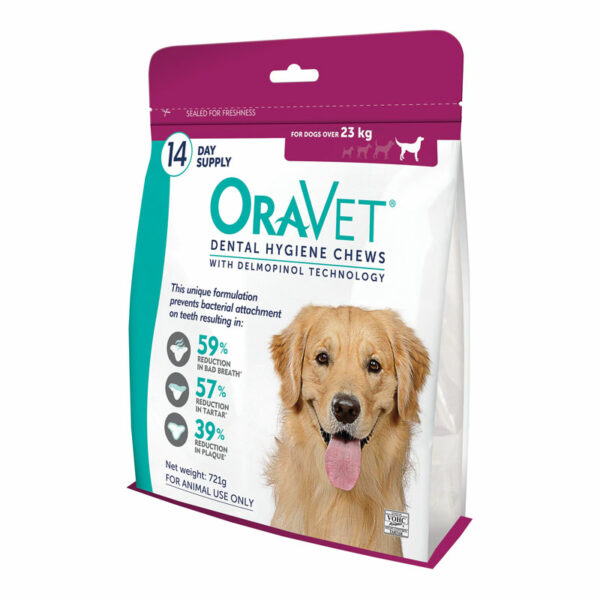 OraVet Dental Chews for Large Dogs - 14 Pack 1
