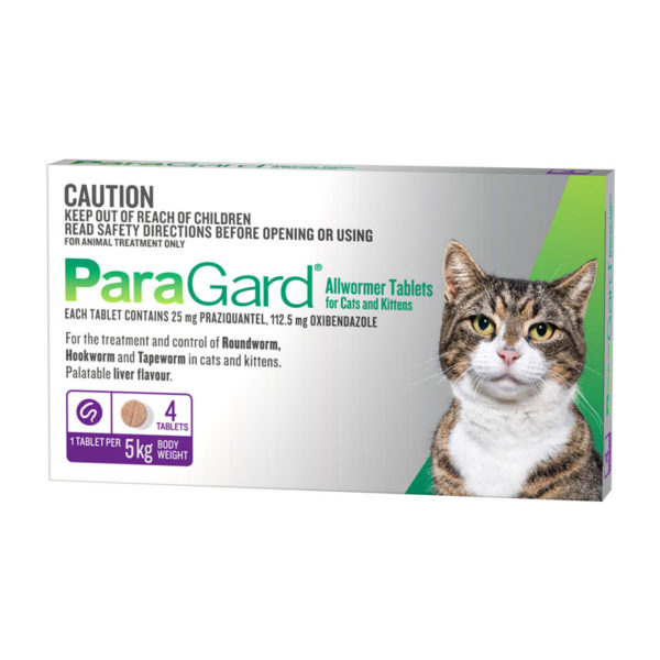 Paragard Allwormer Tablets for Cats - 4 Pack 1