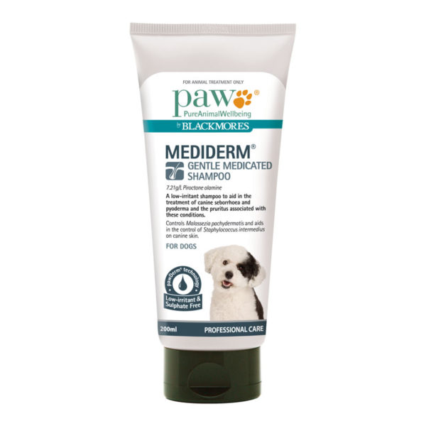 PAW MediDerm Gentle Medicated Shampoo 200ml