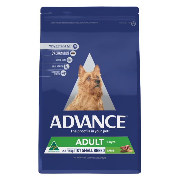 Advance Adult Dog Toy & Small Breed Lamb & Rice 3kg 1