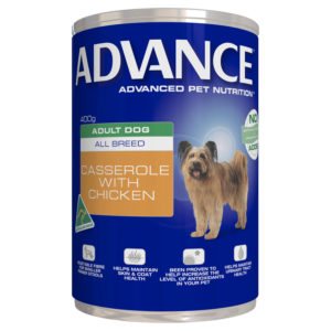 Advance Adult Dog All Breed Casserole with Chicken 400g x 12 Cans
