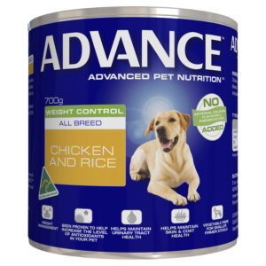 Advance Adult Dog Weight Control All Breed 700g x 12 Cans