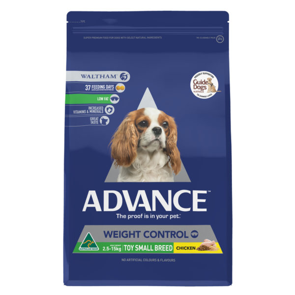Advance Adult Dog Weight Control Toy & Small Breed 2.5kg 1