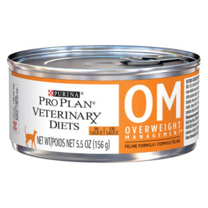Purina Pro Plan Vet Diet Feline OM Overweight Management 156g x 24 cans