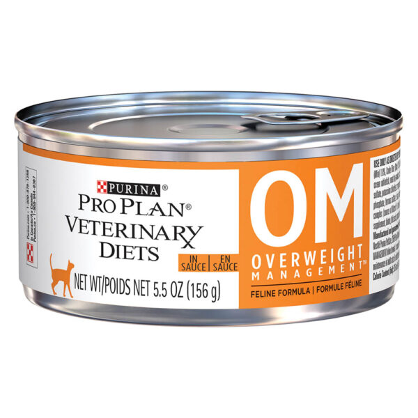 Purina Pro Plan Vet Diet Feline OM Overweight Management 156g x 24 cans