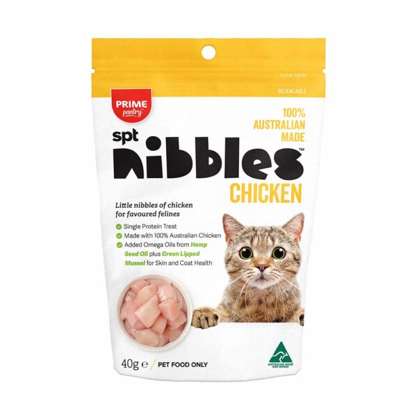 Prime Pantry SPT Nibbles Chicken Cat Treats 40g