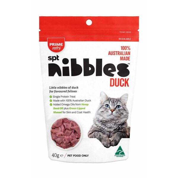 Prime Pantry SPT Nibbles Duck Cat Treats 40g 1