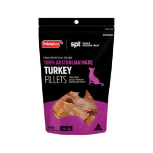 Prime100 SPT Single Protein Dog Treats Turkey Fillets 100g