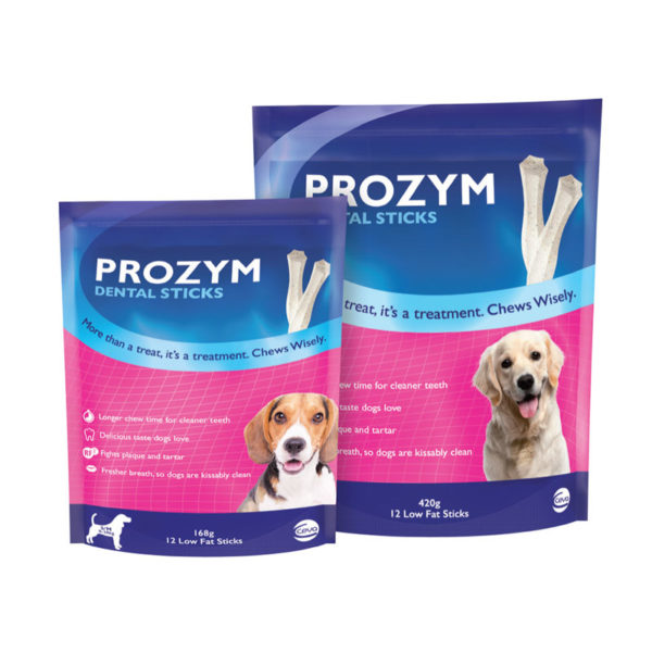 Prozym RF2 Dog Dental Sticks Small/Medium - 12 Sticks 1