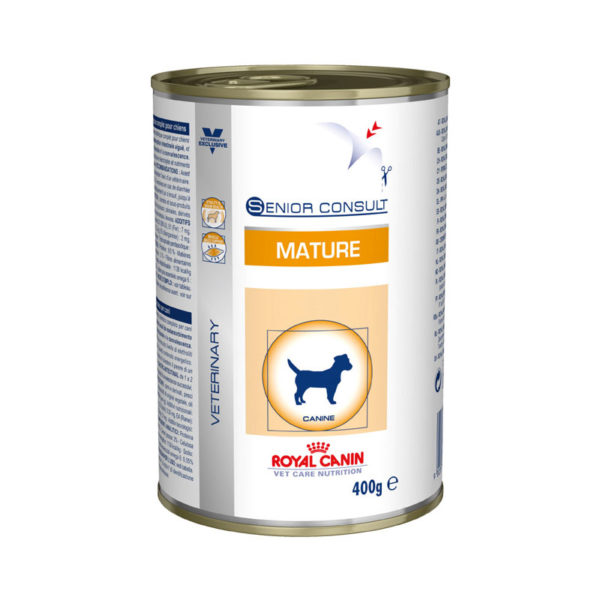 Royal Canin Vet Care Nutrition Senior Consult Mature Dog 400g x 12 Cans 1