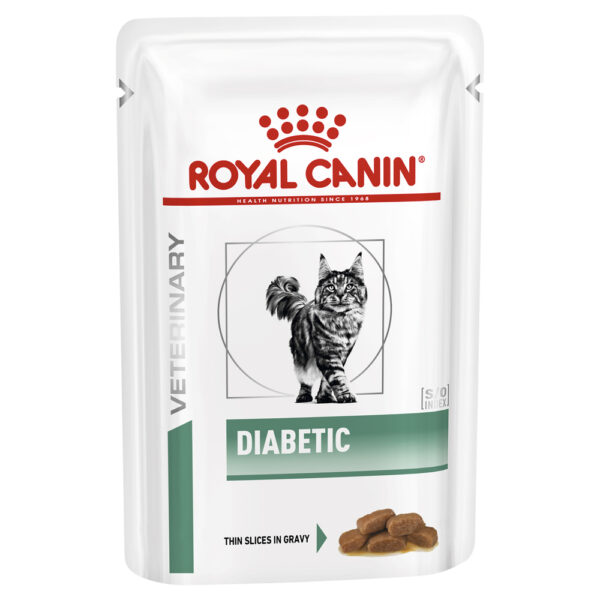 Royal Canin Vet Diet Diabetic Feline 85g x 12 Pouches 1
