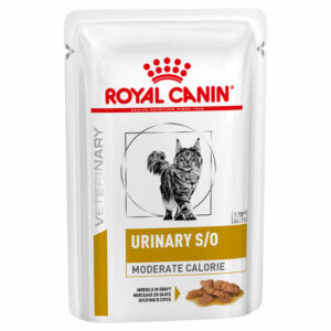 Royal Canin Vet Feline Urinary S/O Moderate Calorie Cat Wet Food 85g x 12 Pouches