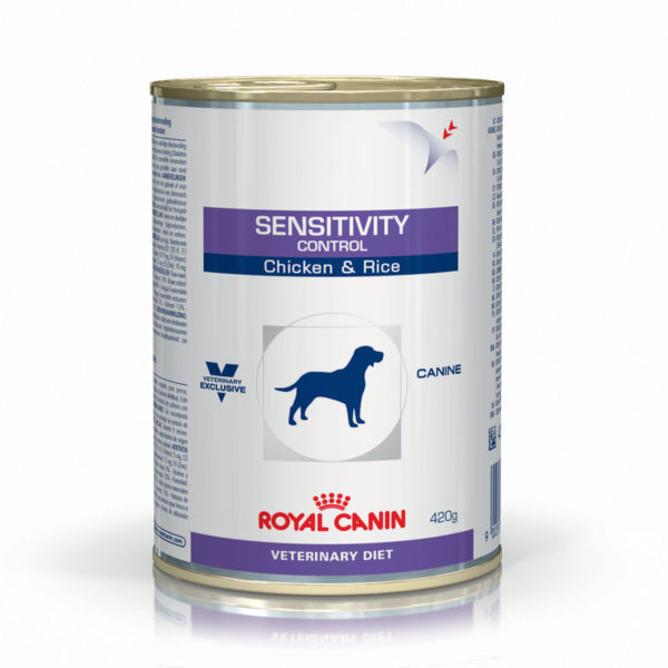 Royal Canin Vet Diet Canine Sensitivity Control Chicken & Rice 420g x 12 Cans 1