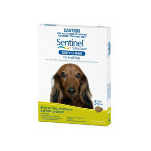 Sentinel Spectrum Green Chews for Small Dogs - 3 Pack 1