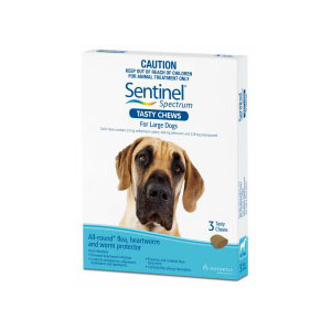 Sentinel Spectrum Blue Chews for Large Dogs - 3 Pack 1