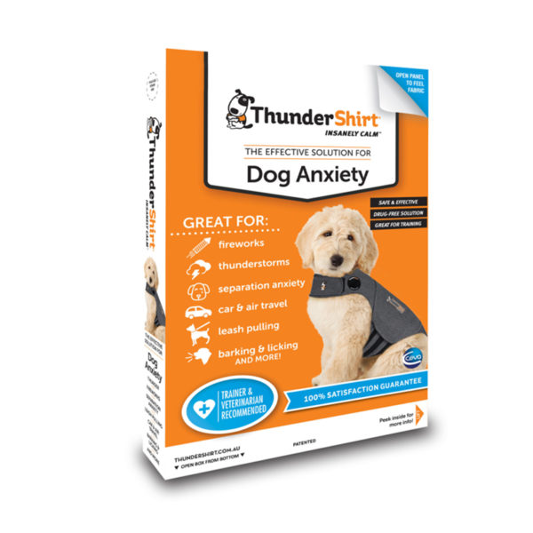 ThunderShirt Dog Anxiety Vest Heather Grey Medium