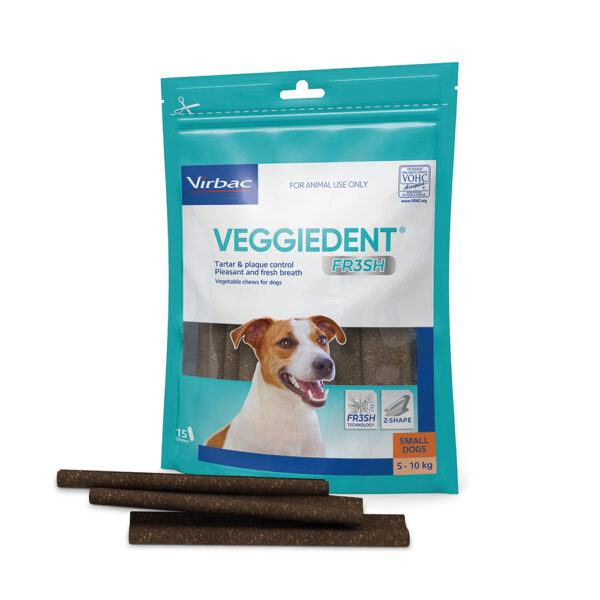 VeggieDent FR3SH Dental Chews for Small Dogs - 15 Pack 1