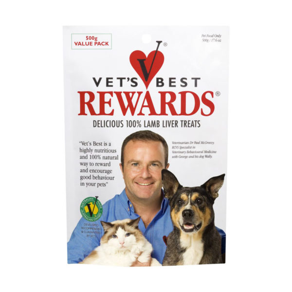 Vet's Best Rewards Lamb Liver Treats 500g
