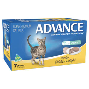 Advance Adult Cat Tender Chicken Delight 85g x 7 Cans