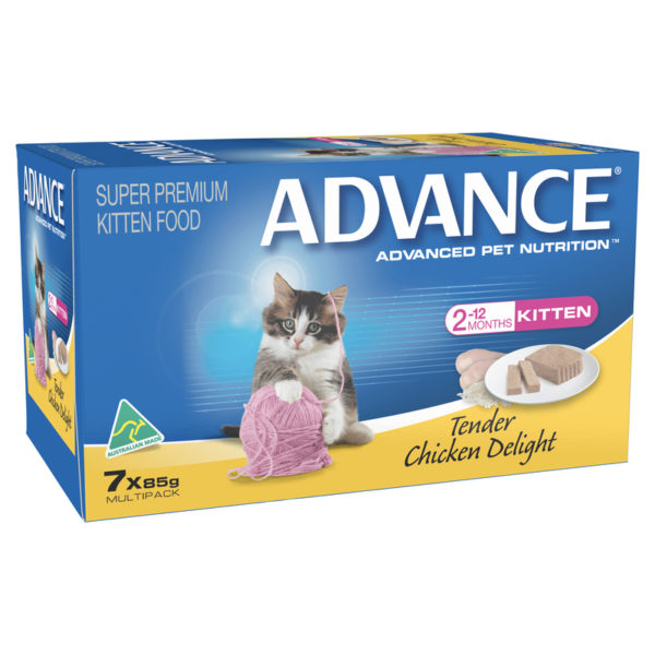 Advance Kitten Tender Chicken Delight 85g x 7 cans 1