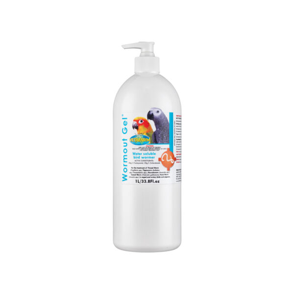 Vetafarm Wormout Gel Bird Wormer 1L