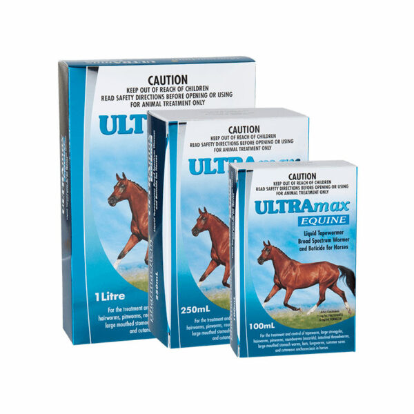 Ultramax Equine Liquid Tapewormer 250mL 1